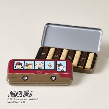ドアマン・スヌーピー 缶入りチョコレート