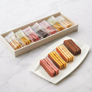 オリジナルラッピング付 スティックバウム詰合せ（SB-20BE）4種7個入