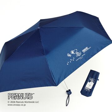 ドアマン・スヌーピー 晴雨兼用 折りたたみ傘