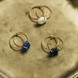 HIZEN jewelry 嬉野吉田焼 ブリリアントカット 2連リング