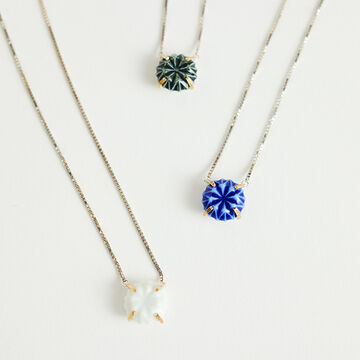HIZEN jewelry 嬉野吉田焼 セラミック ブリリアントカット ネックレス