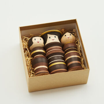[販売終了]「ルビンのこけし フレンド」チョコレートカラー