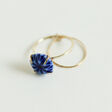 HIZEN jewelry 嬉野吉田焼 ブリリアントカット 2連リング