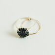 HIZEN jewelry 嬉野吉田焼 ブリリアントカット 2連リング