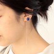 HIZEN jewelry 嬉野吉田焼 ブリリアントカット チェーン ピアス