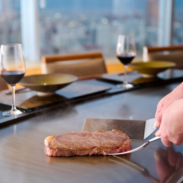 鉄板焼「嘉門」ご夕食券（ワンドリンク付）