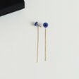 HIZEN jewelry 嬉野吉田焼 ブリリアントカット チェーン ピアス