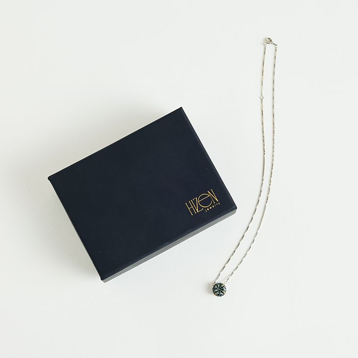 HIZEN jewelry 嬉野吉田焼 セラミック ブリリアントカット ネックレス