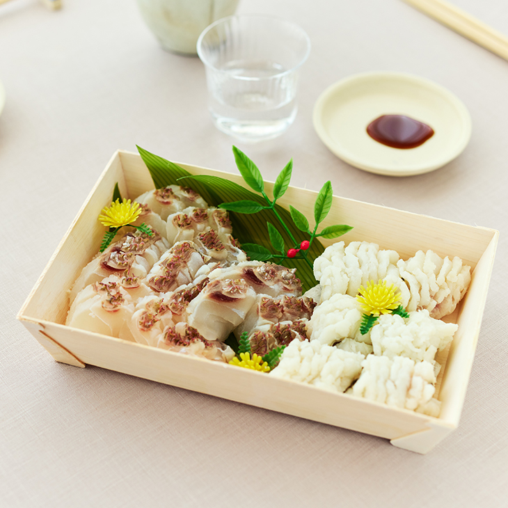 [9月2日販売開始]瀬戸内産真鯛と鱧の湯引き盛合せ