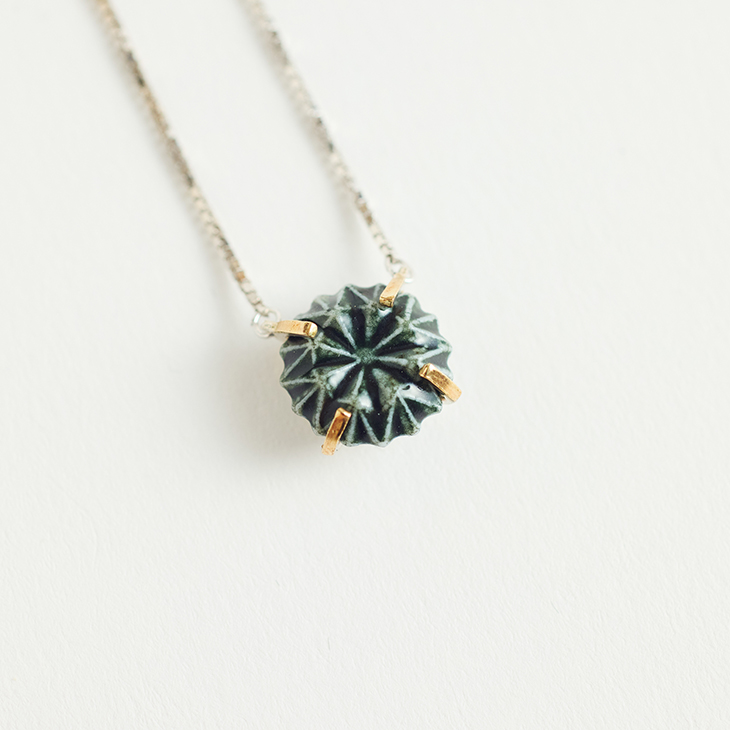 HIZEN jewelry 嬉野吉田焼 セラミック ブリリアントカット ネックレス
