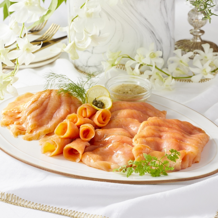 スモークサーモン（S-100BE）（冷凍食品）