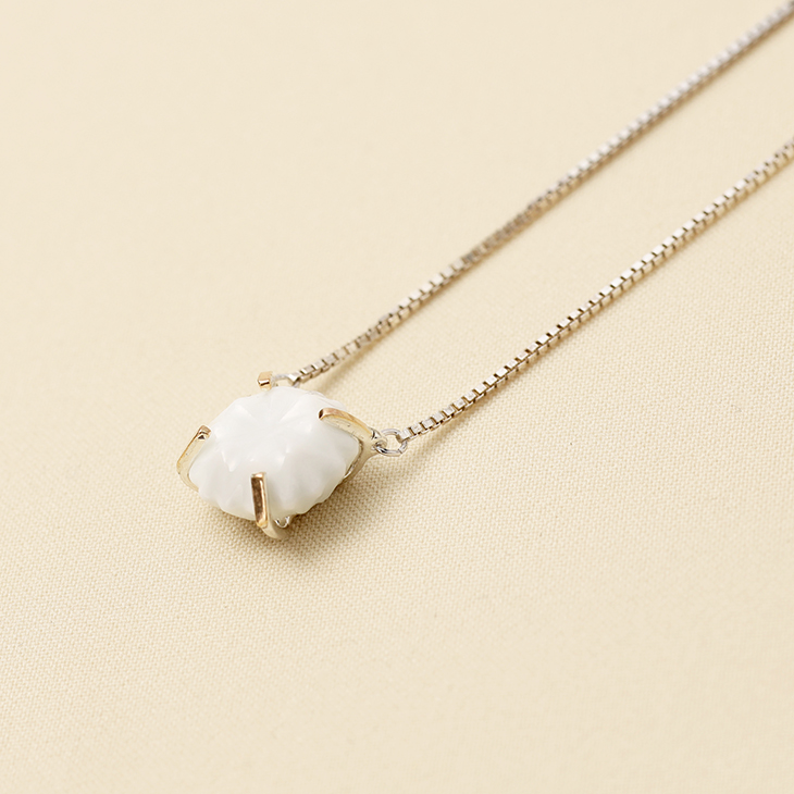 HIZEN jewelry 嬉野吉田焼 セラミック ブリリアントカット ネックレス