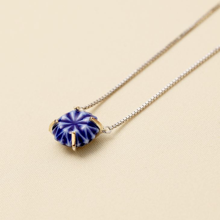 HIZEN jewelry 嬉野吉田焼 セラミック ブリリアントカット ネックレス