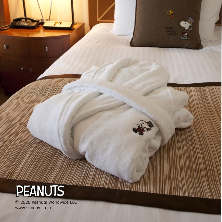 ドアマン・スヌーピー バスローブ