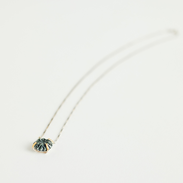 HIZEN jewelry 嬉野吉田焼 セラミック ブリリアントカット ネックレス