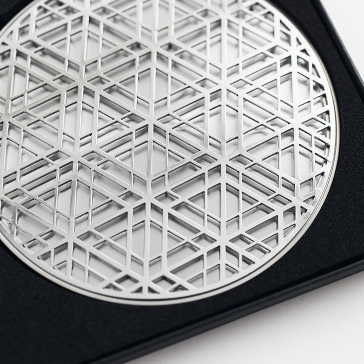 2個入 2層式コースター（華&times;胡麻）