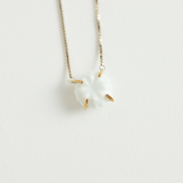 HIZEN jewelry 嬉野吉田焼 セラミック ブリリアントカット ネックレス