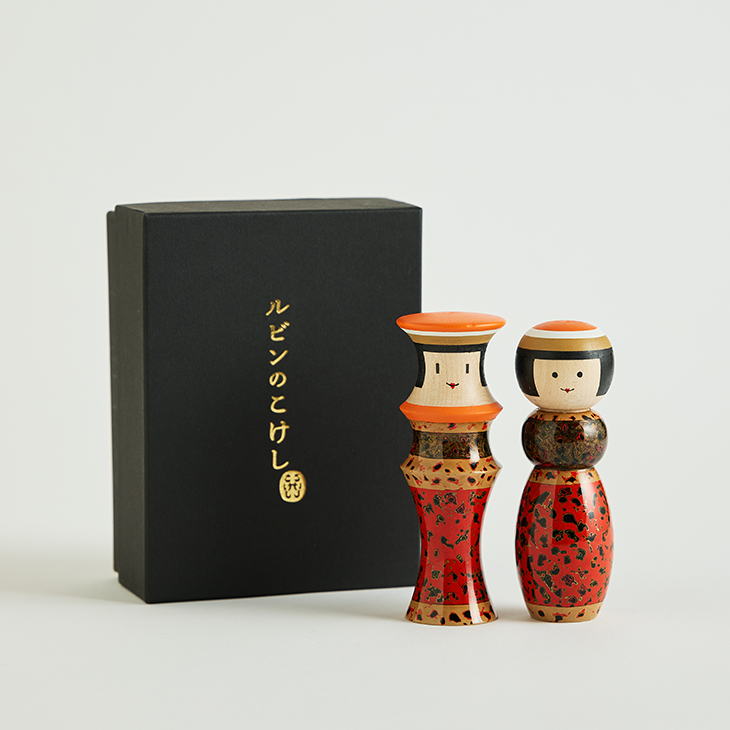 [1月20日販売開始]ルビンのこけし 津軽塗 ペア