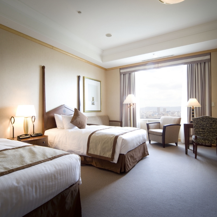 大阪 宿泊券  特別階インペリアルフロア デラックス（禁煙フロア）（朝食付）