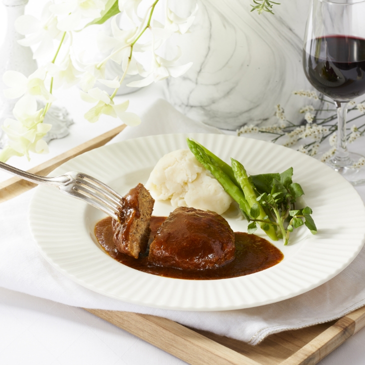 黒毛和牛のハンバーグデミグラスソース（KH-26）1箱（冷凍食品）