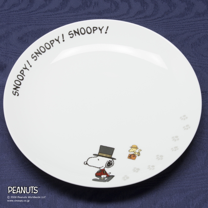 ドアマン・スヌーピー プレート（小）