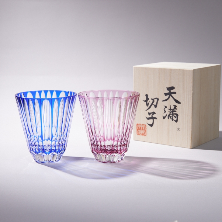 帝国ホテル 大阪開業30周年記念デザイン 天満切子フリーグラス「インペリアル 桜」