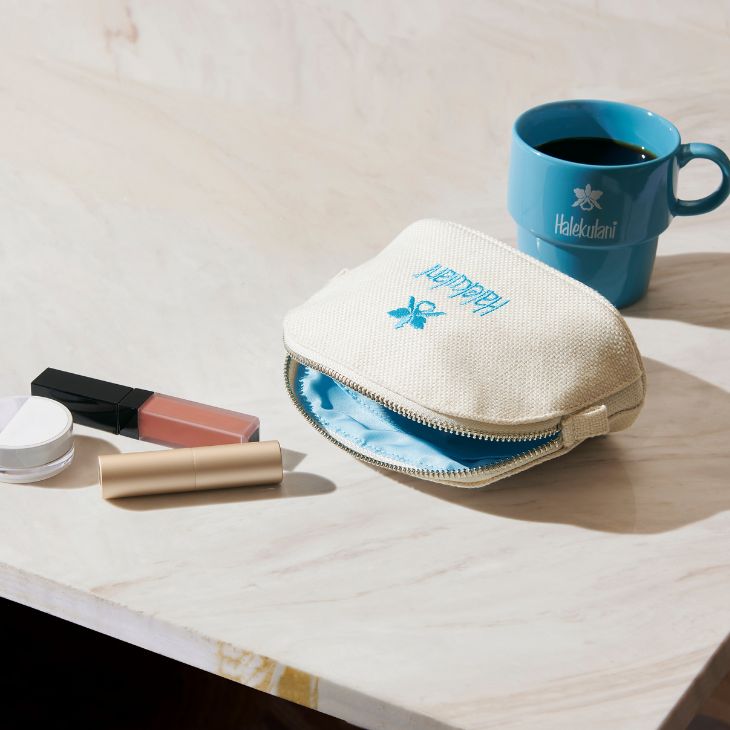 ハレクラニロゴマーク入り オリジナルポーチ