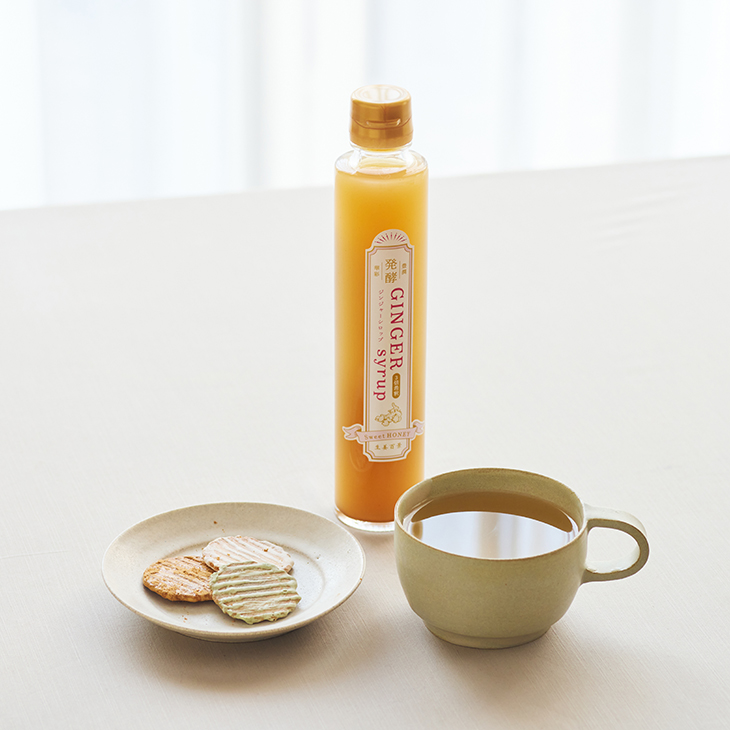 （8月12日販売開始）温もりを贈る 百寿ひとひら＆発酵ジンジャーシロップセット