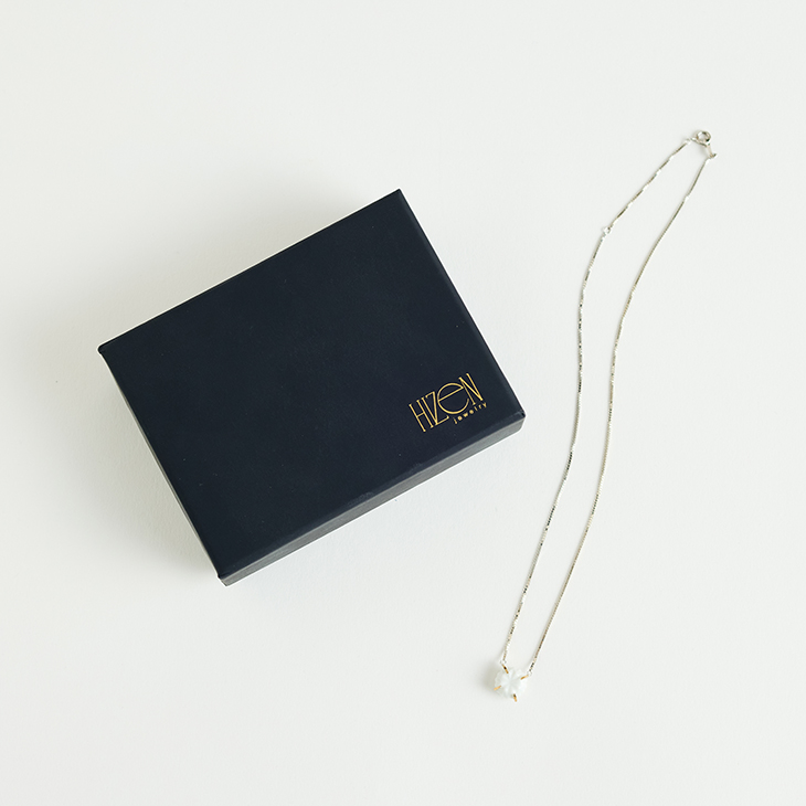 HIZEN jewelry 嬉野吉田焼 セラミック ブリリアントカット ネックレス