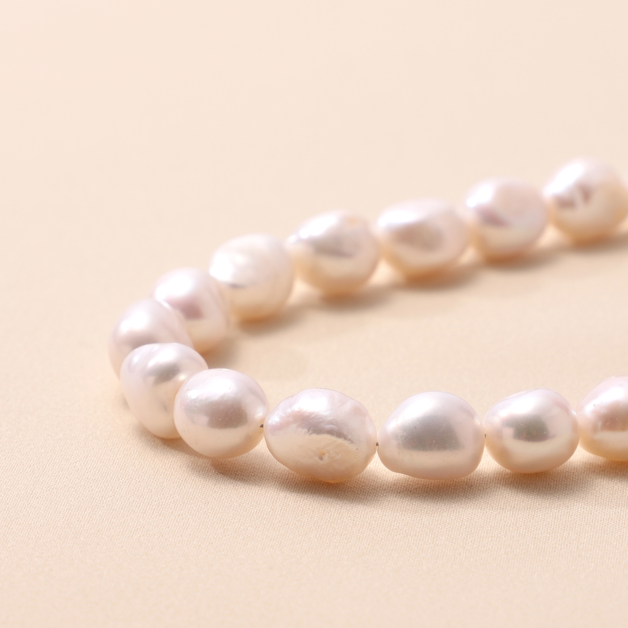 HIZEN jewelry 有田焼モチーフ×パール ロング ネックレス